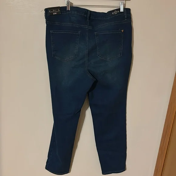 Nanette Lepore Dark Blue High Rise Skinny Jeans 20W nwt - Picture 3 of 3